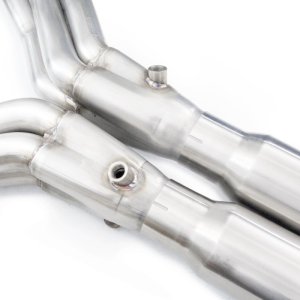 Chevrolet Corvette Performance Exhaust - Stainless Works - Long Tube Headers with High-Flow Cats X-Pipe - `14-`18 Chevrolet Corvette Performance Exhaust - Stainless Works - Long Tube Headers with High-Flow Cats X-Pipe - `14-`18